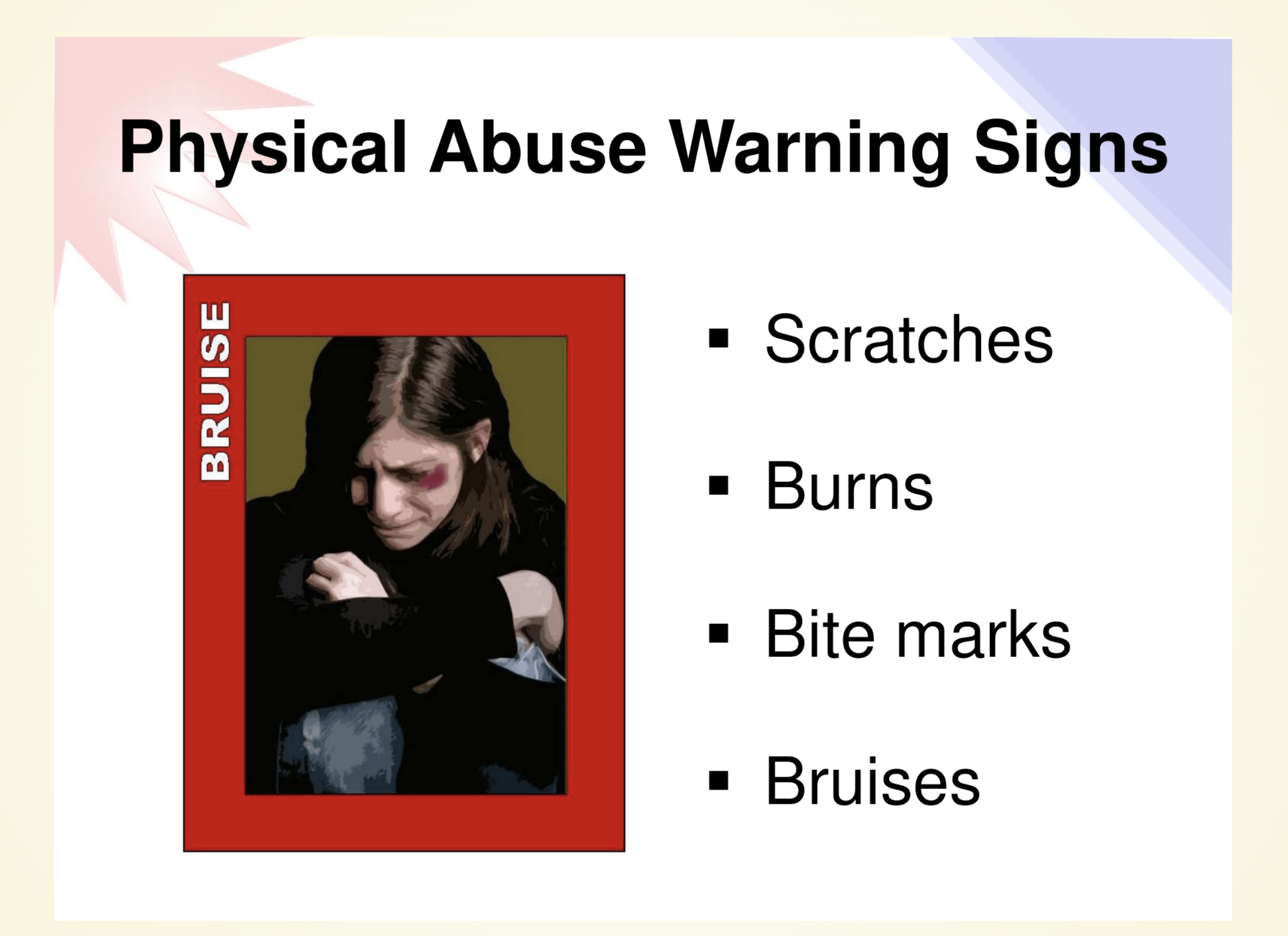 Motivation — physical warning
