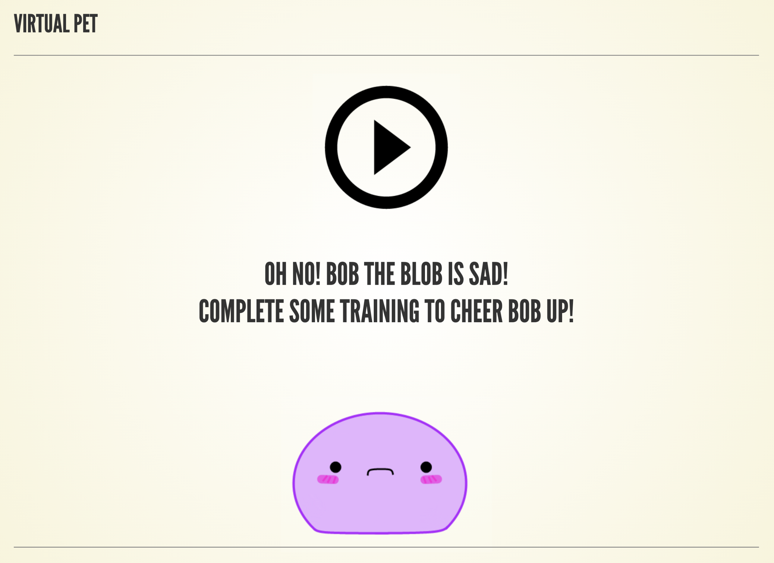 Emotional reinforcement home screen